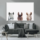 Horse Wall Art - Minimalist Horse Triptych Wall Art – Modern by MyGreatCanvas | Canvas Wall Art Prints | Photo Prints & Wall Decor