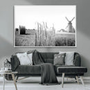 Vintage Farmhouse Black and White Triptych Wall Art – Giclee