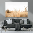 Vintage Farmhouse Triptych Wall Art – Giclée Canvas