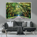 Serene Tree Tunnel Wall Art Canvas Print – Pathway Under by MyGreatCanvas | Canvas Wall Art Prints | Photo Prints & Wall Decor