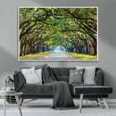 Wormsloe State Plantation Driveway Wall Art Canvas Print by MyGreatCanvas | Canvas Wall Art Prints | Photo Prints & Wall Decor