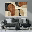Wabi Sabi Abstract Wall Art Canvas Print | Large Minimalist