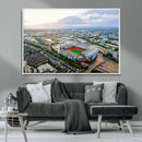 Old Trafford Manchester United Stadium Wall Art Canvas Print