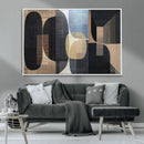 Minimalist Wabi Sabi Abstract Geometric Wall Art Canvas