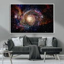 Nebula and Galaxies in Space Wall Art Canvas Print, Spiral