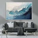 Ocean Wave Canvas Wall Art Print – Coastal Living Room Large