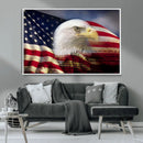 American Flag Eagle Symbol Wall Art, American Flag Eagle by MyGreatCanvas | Canvas Wall Art Prints | Photo Prints & Wall Decor