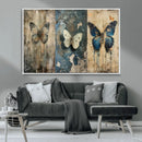 Butterfly Wall Art Trio | Vintage Butterfly Canvas Print | by MyGreatCanvas | Canvas Wall Art Prints | Photo Prints & Wall Decor