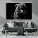 Bear Canvas Print | Wildlife Wall Art for Cabin Decor |
