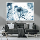 Abstract Jellyfish Canvas Print Wall Art