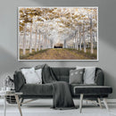 Forest Grove Wall Art | Serene Pathway Canvas Print | Ready