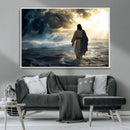 Jesus Walking Water Wall Art – Inspirational Christian