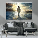 Jesus Walking on Water Wall Art | Canvas Print | Ready to