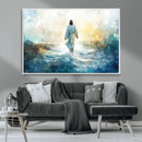 Watercolor Jesus Walking on Water Canvas Print, Christian by MyGreatCanvas | Canvas Wall Art Prints | Photo Prints & Wall Decor