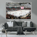 Lausanne Arena Ice Hockey Stadium Wall Art Canvas Print,