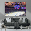 Madison New York Rangers Hockey Stadium Wall Art Canvas