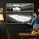 Sharks Arena Blackhawks Sharks Ice Hockey Stadium Wall Art