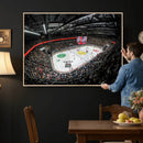 Vaudoise Lausanne Ice Hockey Arena Stadium Wall Art Canvas,
