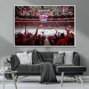 Carolina Hurricanes Ice Hockey Stadium Wall Art, Carolina