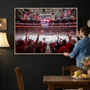 Carolina Hurricanes Ice Hockey Stadium Wall Art, Carolina