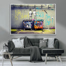 Banksy Life is Short Wall Art - Iconic Graffiti Art on by MyGreatCanvas | Canvas Wall Art Prints | Photo Prints & Wall Decor