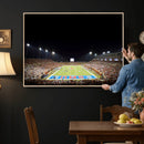 SMU Mustangs Football Team Print - Dallas Gerald J. Ford