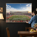Framed Houston Cougars Football Team Print - Houston TDECU