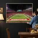 Wisconsin Badgers Football Team Print Canvas- Madison Camp