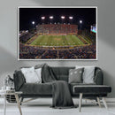 Demon Deacons Print Canvas, Football Team Print -