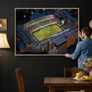 University of North Texas Mean Green Football Artwork,