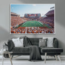 Framed Texas Memorial Stadium Canvas, University of Texas