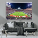 Wolfpack Football Team Print - Raleigh Carter-Finley Stadium