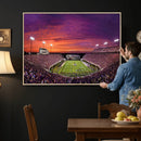 East Carolina University Pirates Football Print Canvas-