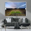 Michigan Stadium Wall Art Canvas Print, Vibrant Game Day by MyGreatCanvas | Canvas Wall Art Prints | Photo Prints & Wall Decor