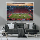 Framed Arizona Wildcats Football Team Print - Tucson Arizona by MyGreatCanvas | Canvas Wall Art Prints | Photo Prints & Wall Decor