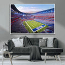 Buffalo Bills Football Team Print Canvas - Buffalo Highmark by MyGreatCanvas | Canvas Wall Art Prints | Photo Prints & Wall Decor