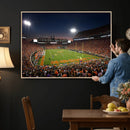Clemson University Tigers Art Print, Football Team Print -