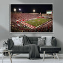 Indiana University Hoosiers Football Team Print Canvas -