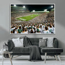 Michigan State Spartans Football Canvas Print - East Lansing