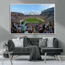 Michigan State Spartans Football Team Art Print - East