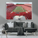 Rutgers Scarlet Knights Football Team Print - Piscataway SHI by MyGreatCanvas | Canvas Wall Art Prints | Photo Prints & Wall Decor
