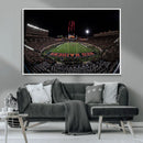 Framed Texas Tech Red Raiders Stadium Canvas, Texas Tech Red