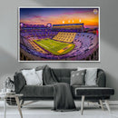 The Louisiana State University Tigers Football Team Print - by MyGreatCanvas | Canvas Wall Art Prints | Photo Prints & Wall Decor