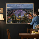 The Louisiana State University Tigers Football Team Print -