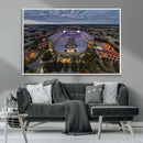 The Louisiana State University Tigers Football Team Print -