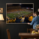 West Virginia Uni Mountaineers Football Team Print - Milan