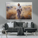 Jesus the Good Shepherd Wall Art Canvas Print - Lost Lamb