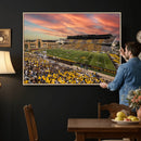 University of Wyoming Cowboys Football Team Print - Laramie