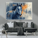 Abstract Blue Horse Wall Art Print Canvas | Horse Wall Art by MyGreatCanvas | Canvas Wall Art Prints | Photo Prints & Wall Decor