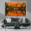 Forest Reflection Art | Autumn Forest Reflection Wall Art | by MyGreatCanvas | Canvas Wall Art Prints | Photo Prints & Wall Decor